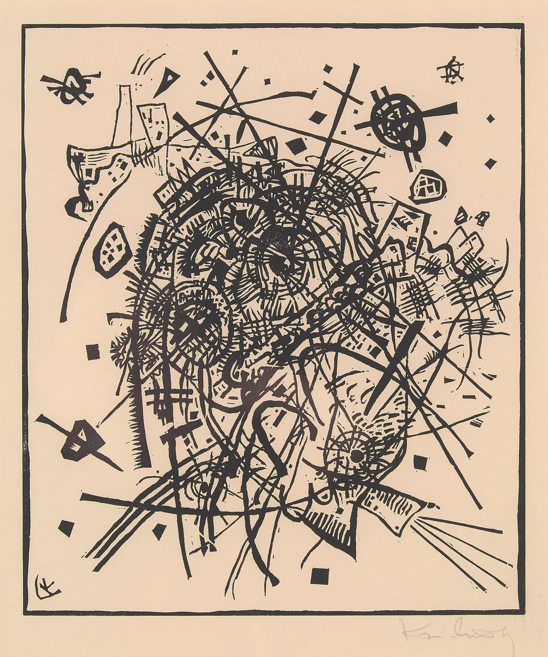 Kandinsky, Wassily — "Kleine Welten VIII" 1922 — Kunst/Grafikk — Blomqvist