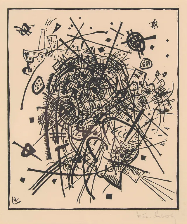 Kandinsky, Wassily — "Kleine Welten VIII" 1922