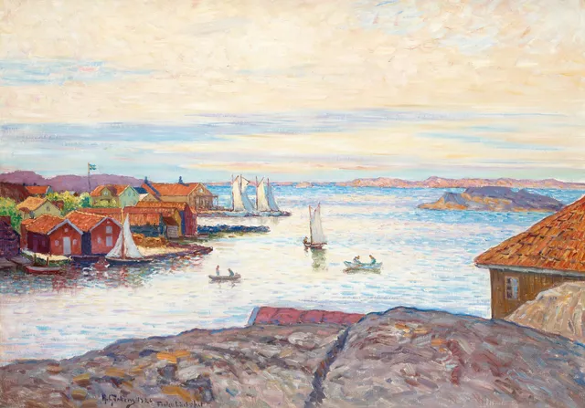 Anton Genberg, Motiv från Fiskebäckskil.