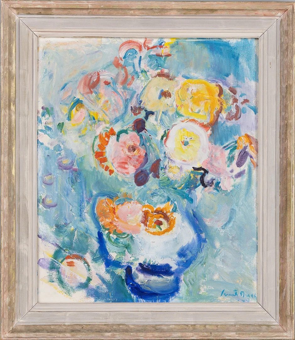 SVANTE BERGH. Stilleben, olja på duk. — Paintings — Stockholms Auktionsverk Helsingborg