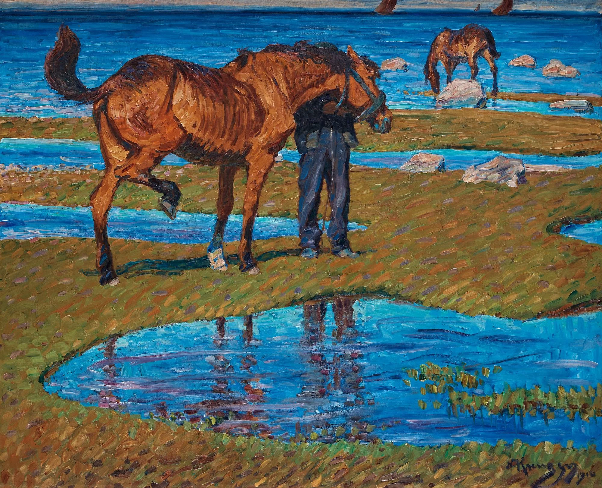 Nils Kreuger, "Spårvagnshästar". — Bukowskis