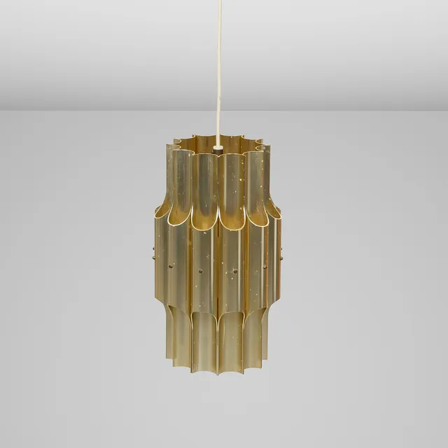 BENT KARLBY (1912-1998). "Pan" loftspendel af metal, Lyfa, Danmark, formgivet 1968.