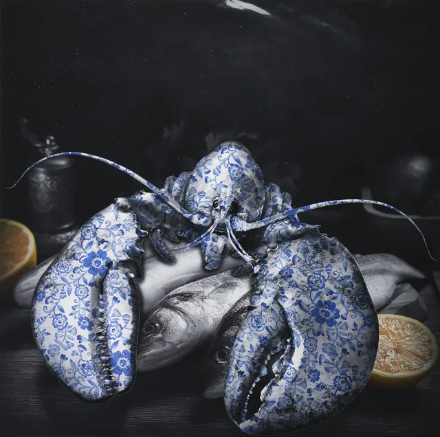 LARS TUNEBO. Litografi, "Ming lobster", signerad, numrerad 2/30, oramad.