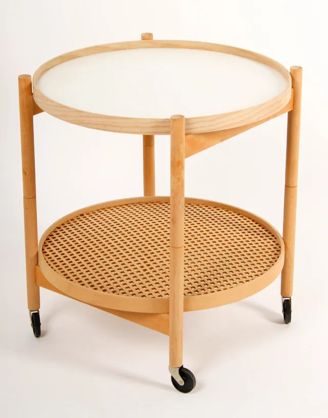 Hans Bølling for Torben Ørskov. Tray table, untreated beech wood
