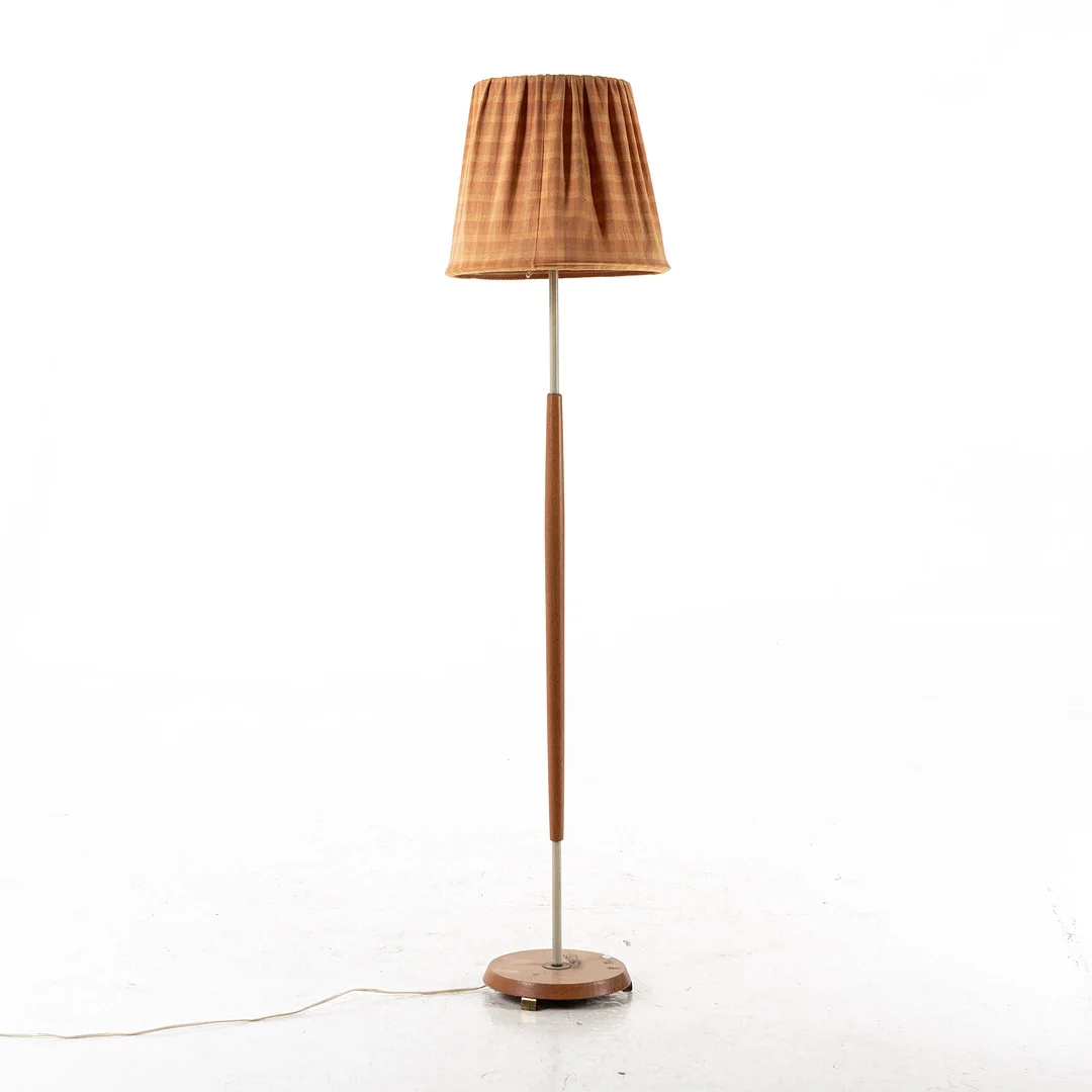 GOLVLAMPA, teak, 1950/60-tal. — Floor lights — Handelslagret Auktionsservice