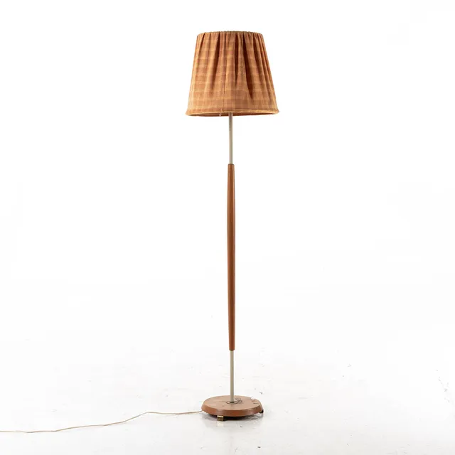 GOLVLAMPA, teak, 1950/60-tal.