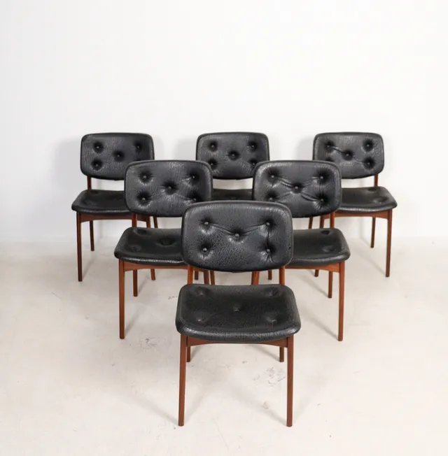 Mid Century Esstischgruppe, 1970er Jahre (7).