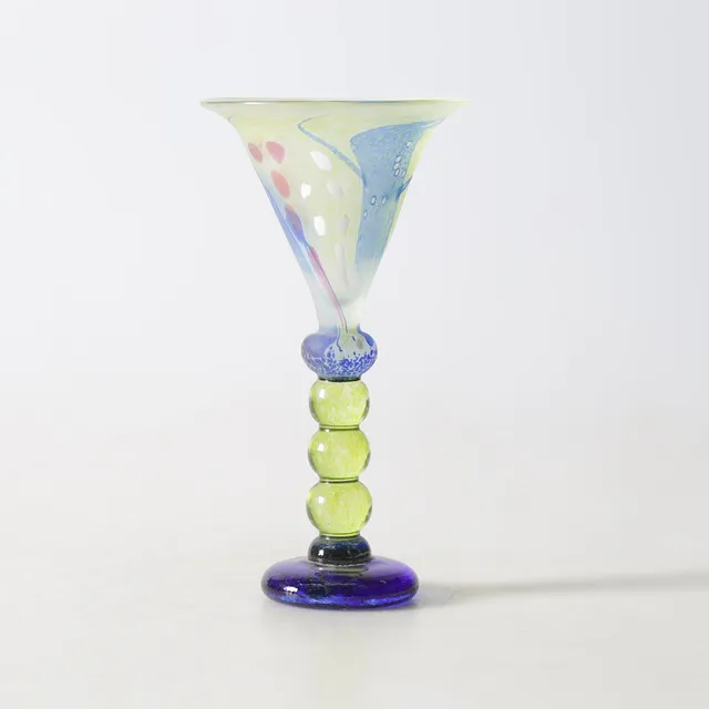 ÅSA BRANDT. pokalglas, glas, egen ateljé, signerad Åsa.