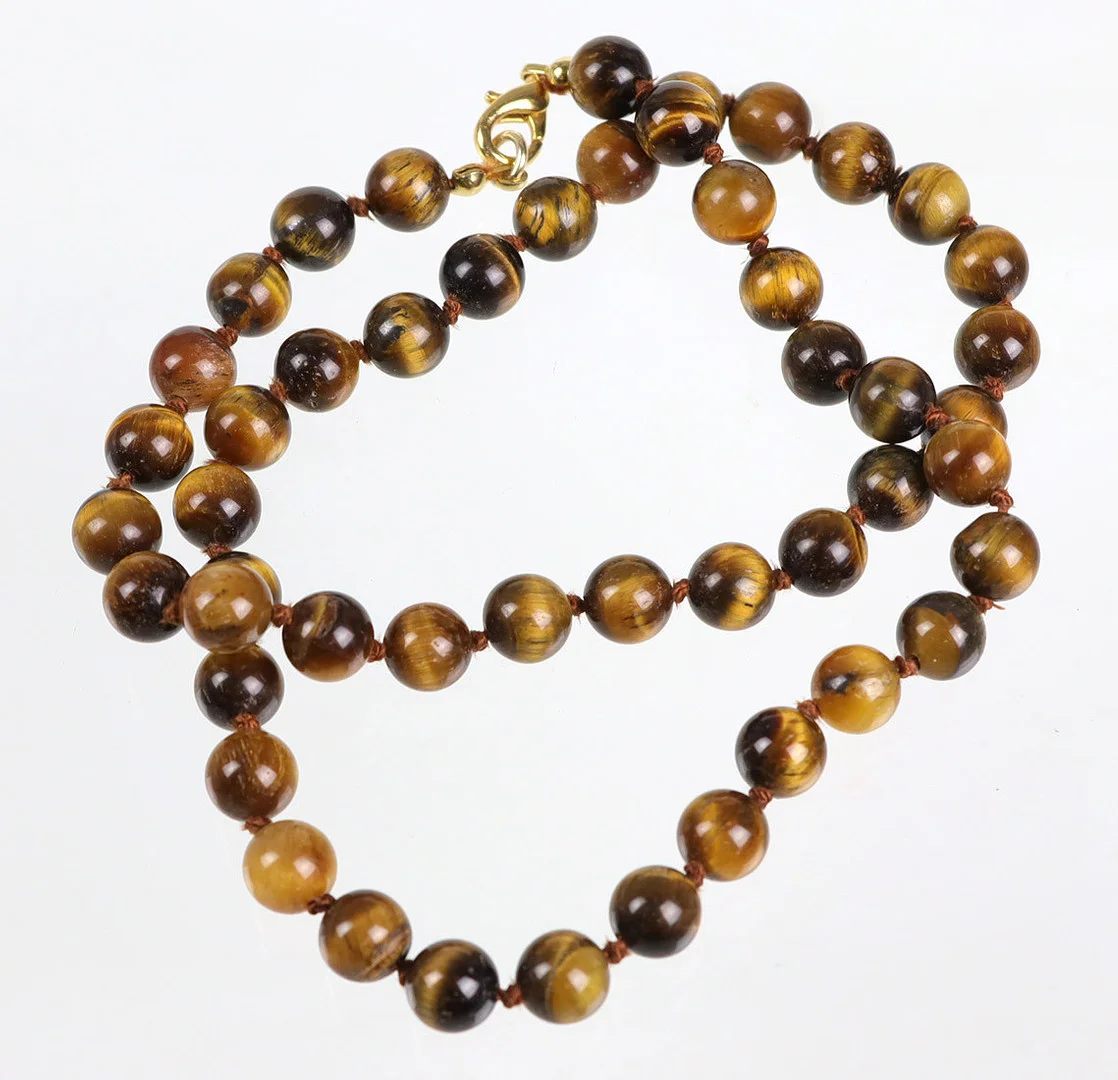 TIGERAUGEN KETTE. — Necklace — Auktionshaus Bossard