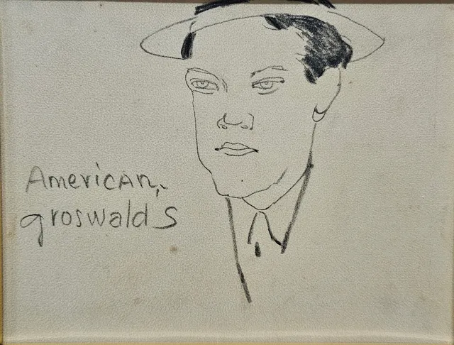 XAVIER GOSÉ. AMERICAN GROSWALD'S. LÁPIZ SOBRE PAPEL.