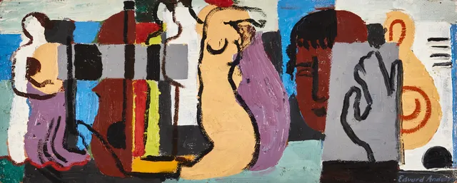 EDVARD ANDERSSON. "Dekorativt utkast".