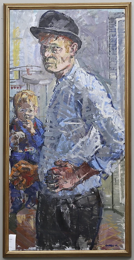 PÄR THORELL. Olja på duk, signerad och daterad. — Paintings — Gomér & Andersson Linköping