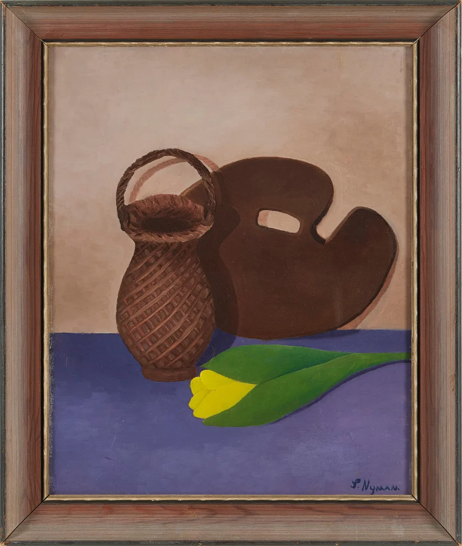 SVEA NYMAN (1902-1986). Stilleben. — Paintings — Stockholms Auktionsverk Magasin 5