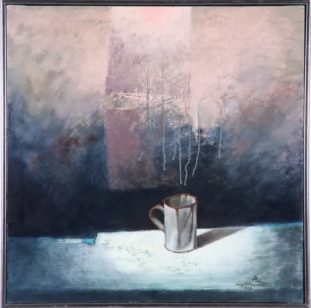 Nis Schmidt. 'The tin mug', 2018