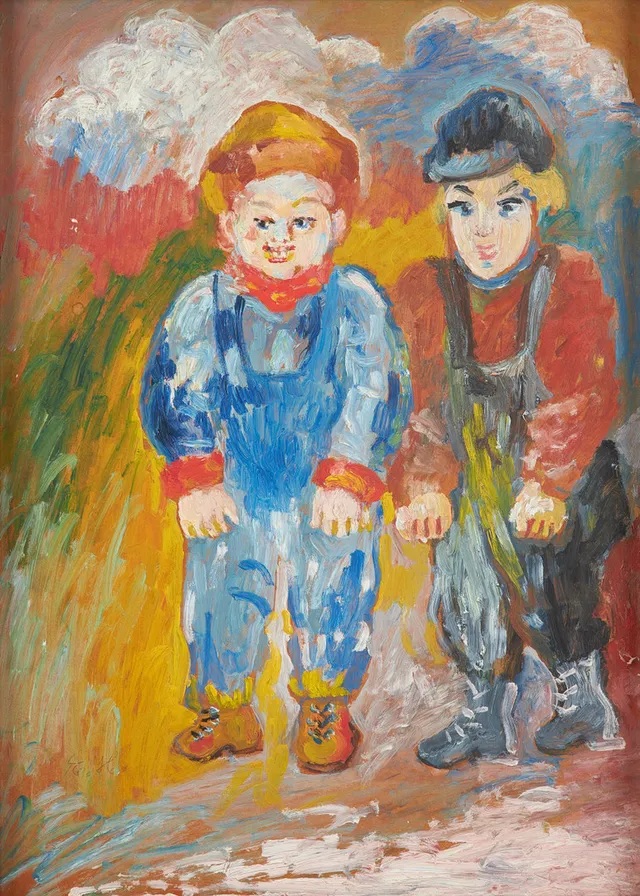 ESTER HENNING. Porträtt barn.