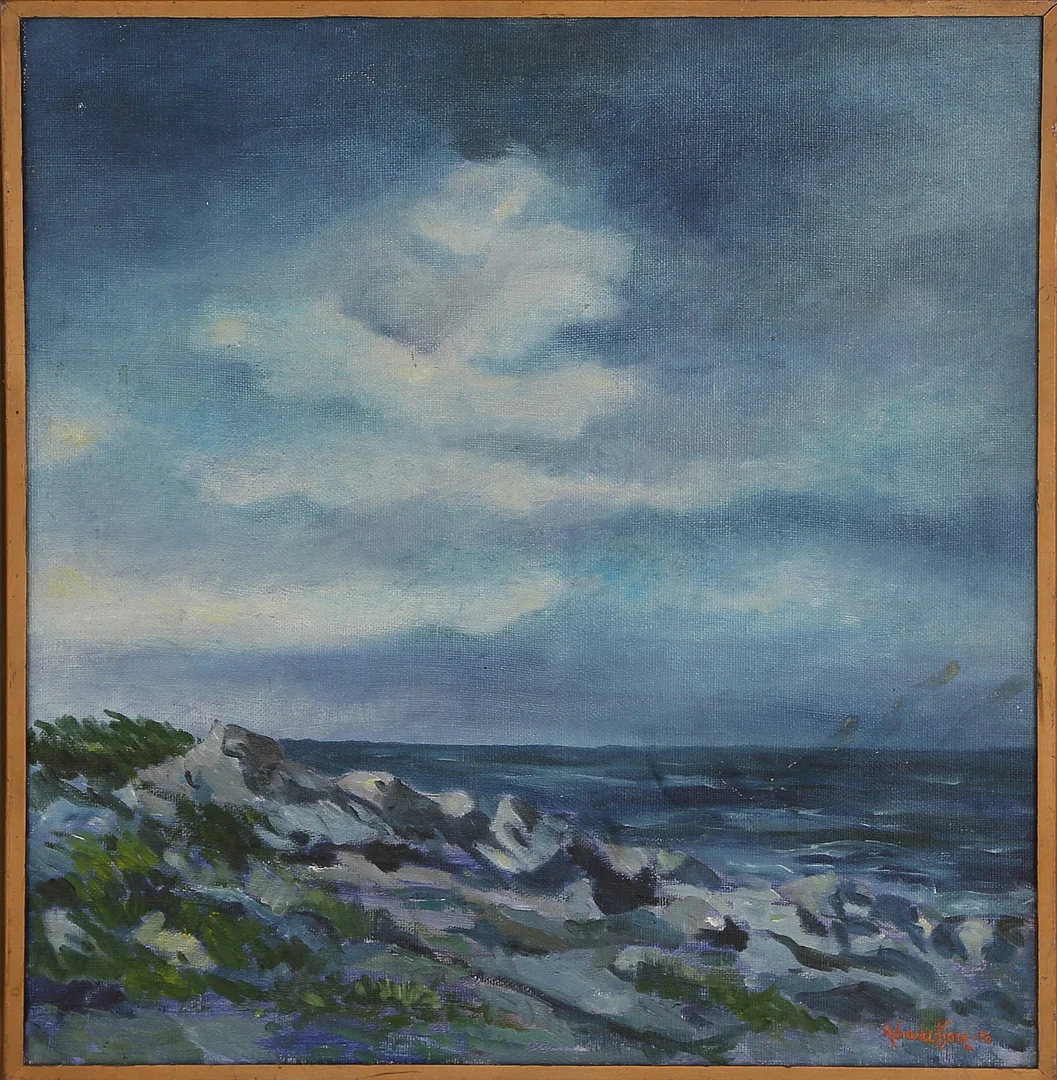 INGVAR ADAMSSON. OLJA på duk, signerad, 1900-tal. — Paintings — Kalmar Auktionsverk