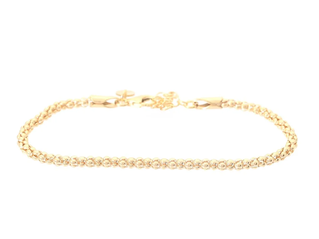 MARCELLO PANE, armband, förgyllt sterlingsilver, längd 17cm - 20,5 cm, vikt 3,2 g, originalkartong. — Smycken/Armband — Kaplans