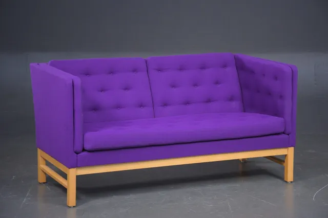 Erik Jørgensen, two-seater sofa, beechwood / wool, model EJ-315/2