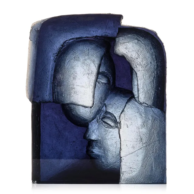Ann Wolff, skulptur, gjutet glas, Transjö 1990-tal.