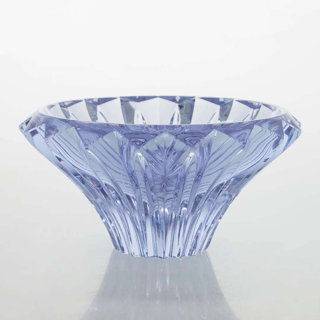 Aimo Okkolin, skål, "Terälehdet" (Kronblad), signerad Aimo Okkolin Riihimäen Lasi Oy. — Design/Glas — Bukowskis
