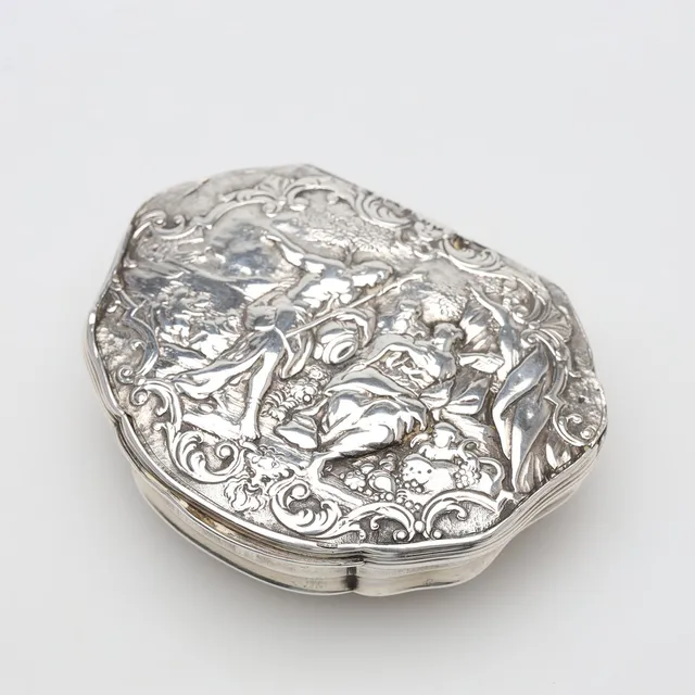 SNUSDOSA, silver, 63 gram.