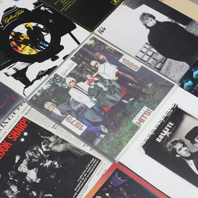VINYLSKIVOR, 16 st, Gyllene Tider, Roxette, Per Gessle.