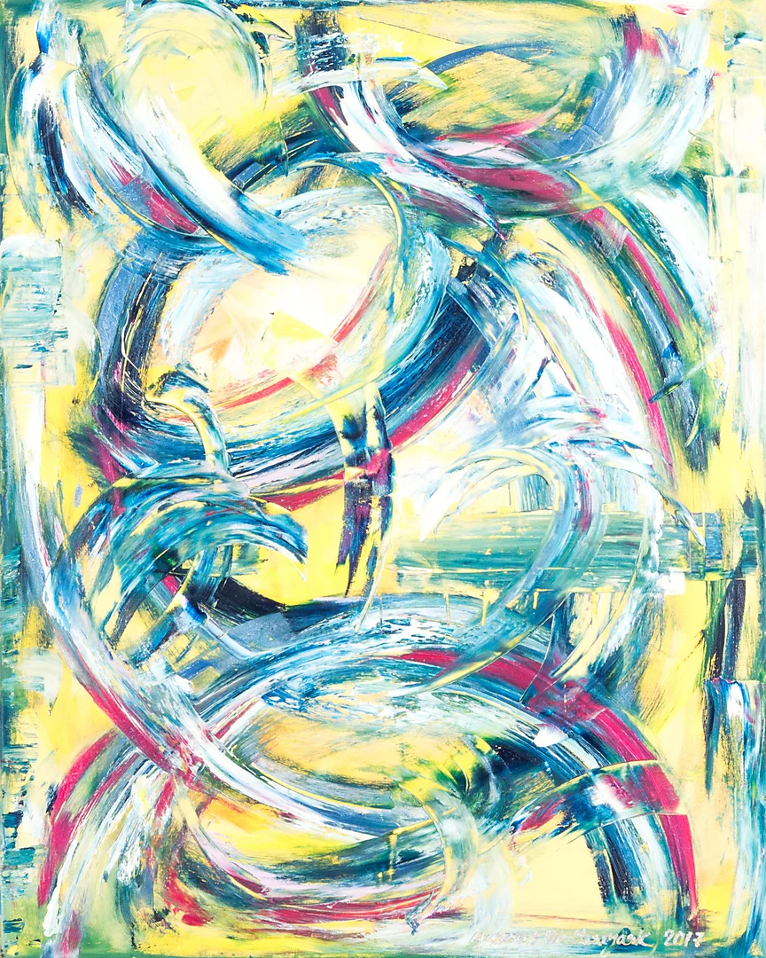 MARCUS WALTERMARK. "Joy and harmony", olja på duk signerad 2017. — Paintings — Helsingborgs Auktionskammare