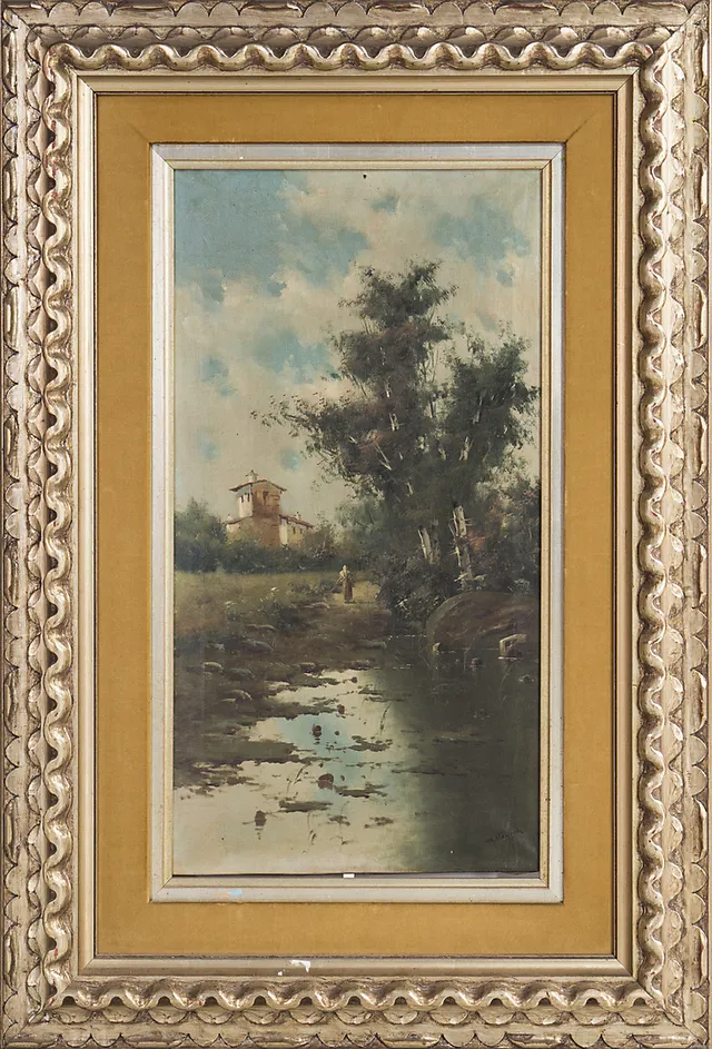 CATALAN SCHOOL, EARLY 20TH CENTURY. Landscape.