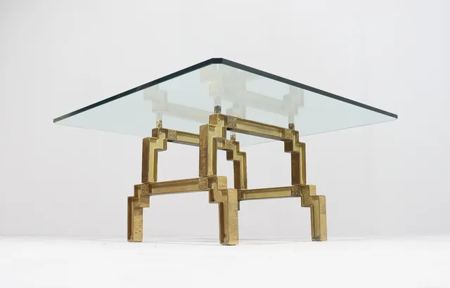 PETER GHYCZY. Skulpturaler Couchtisch/Coffee Table von Peter Ghyczy 1980er Jahre, seltenes Exemplar.