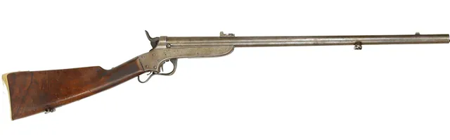 KULGEVÄR, Enkelskott, fabrikat Sharps & Hankins, modell 1862 Carbine 2nd (Navy?), kaliber .52 CF, tillv.nr 5864.