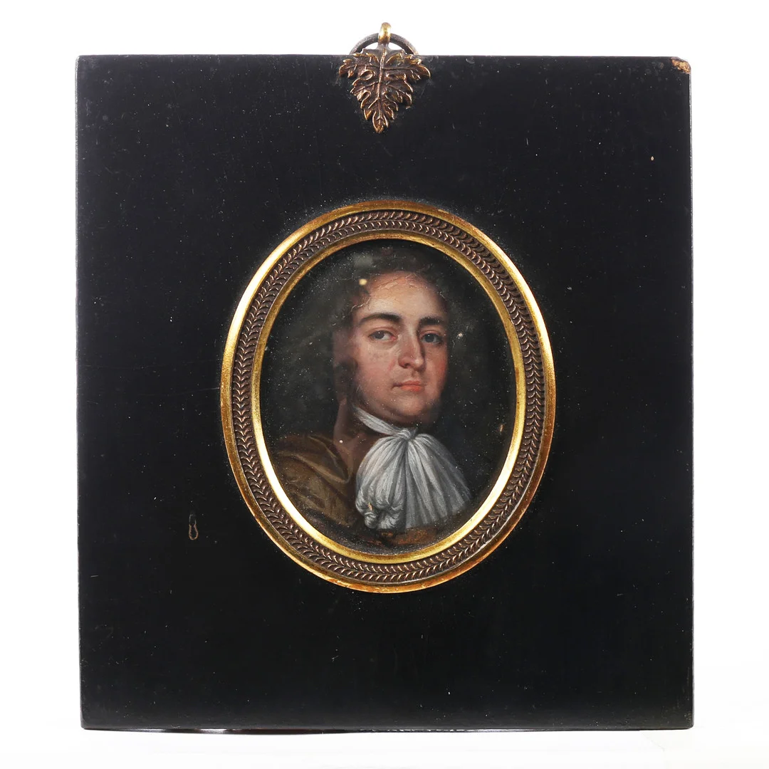 A GEORGE III PORTRAIT MINIATURE. — Paintings — Bishop & Miller