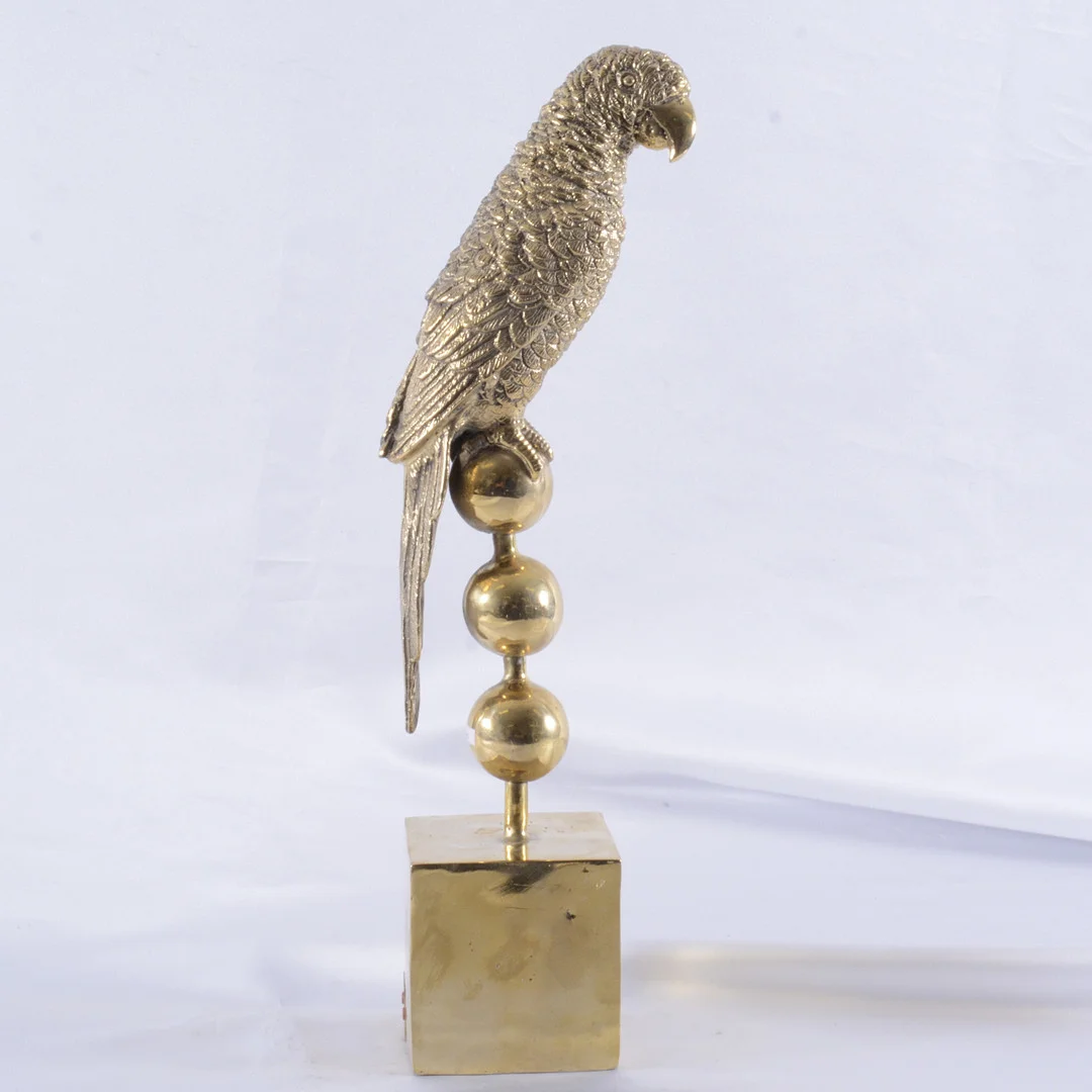 ANDREAS WARGENBRANT. Skulptur, guldpatinerad brons, "Gossip". — Sculptures & Bronzes — Halmstads Auktionskammare