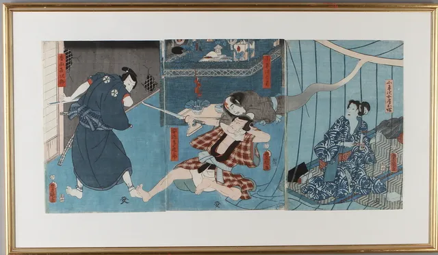 TRÄSNITT, triptyk, Japan.