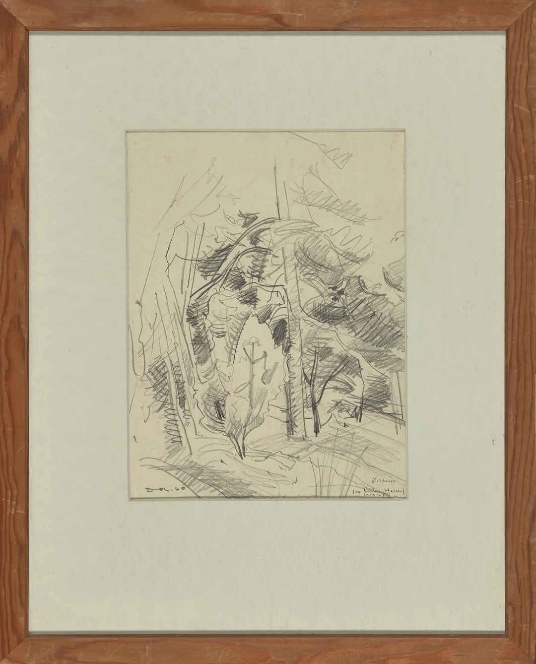Dal, Harald — Skog, 1960 — Kunst/Øvrig billedkunst — Blomqvist