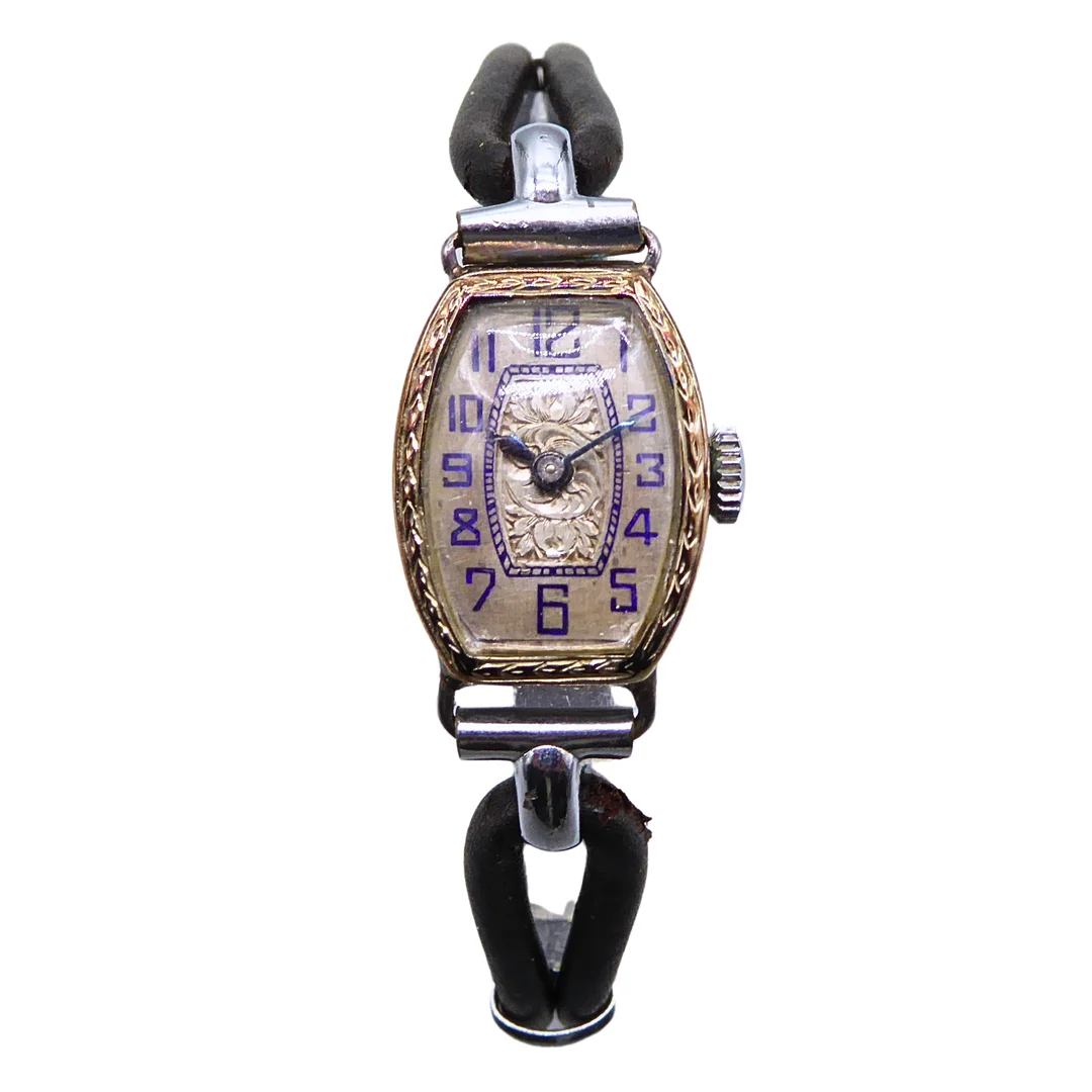 DAMENARMBANDUHR IN BOX MIT ZWEITEM UHRENBAND. — Wristwatches — Auktionshaus Stuber's Hammerschlag
