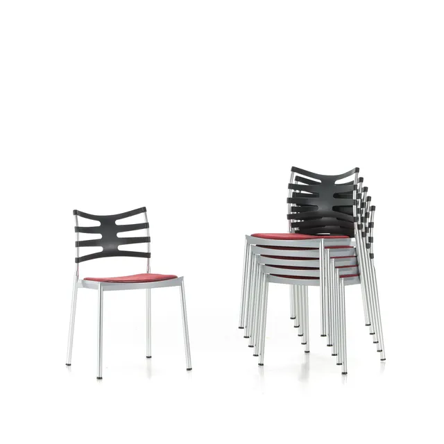 Kasper Salto. Six chairs, model 'Ice' (6)