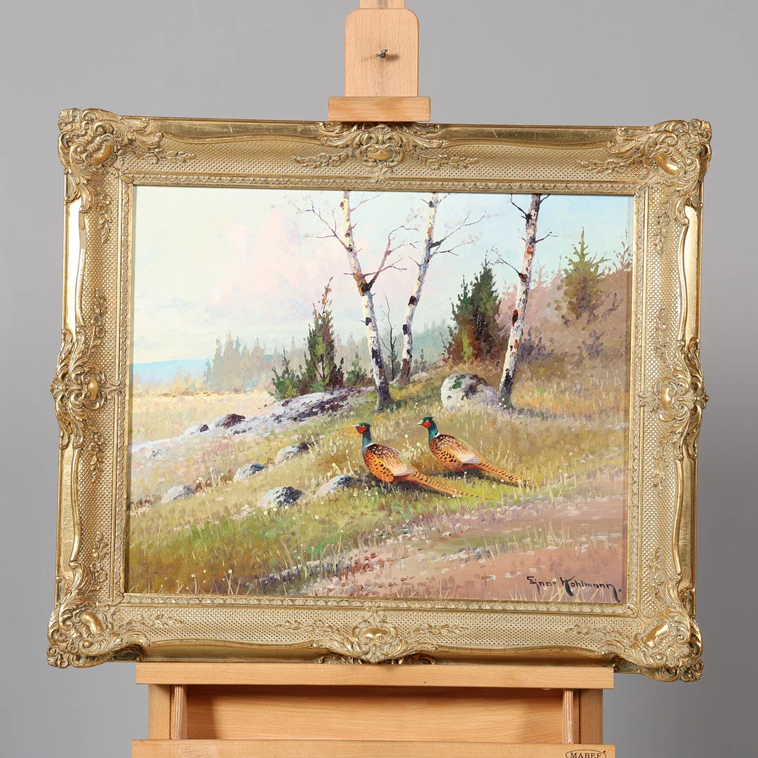 EJNAR KOHLMANN. OLJA PÅ DUK, signerad. — Paintings — Borås Auktionshall