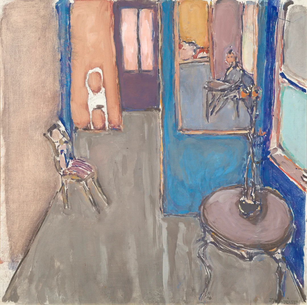 Nielsen, John David — "Interiør med bilde" 1981 — Kunst/Maleri — Blomqvist