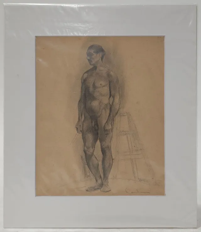 FIRMADO CARDONA (PRIMER TERCIO SIGLO XX). ACADEMIA. DIBUJO SOBRE PAPEL.