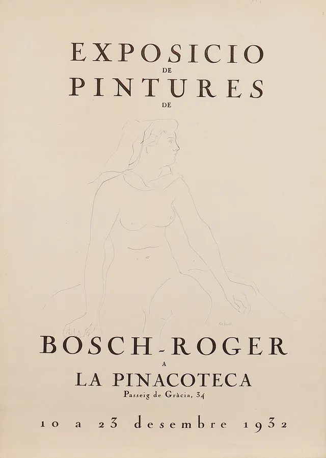 JOAN REBULL (1899-1981). Una joven.