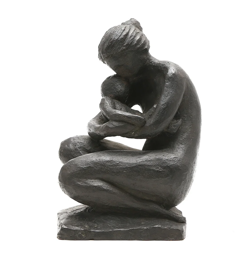 JOAN PALLARÈS. Maternity. — Sculptures & Bronzes — Balclis