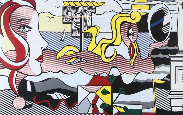 ROY LICHTENSTEIN. Utställningsaffisch, Louisiana.