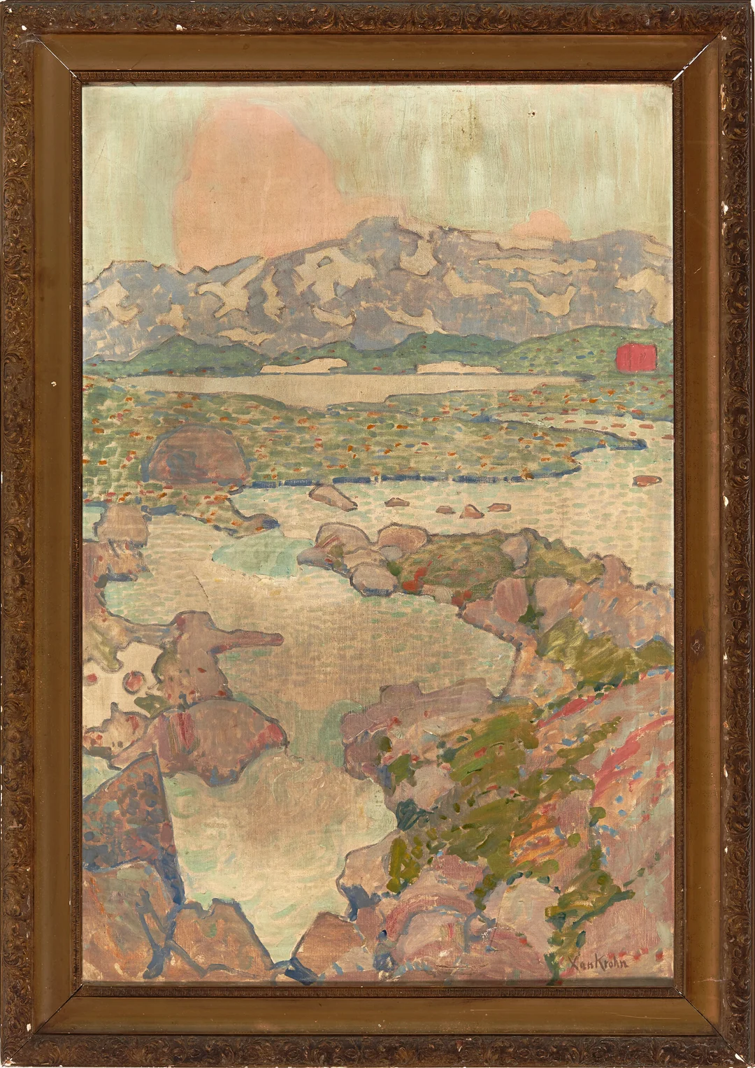 Krohn, Xan — Norsk landskap — Kunst/Maleri — Blomqvist