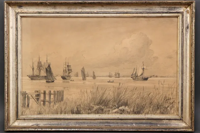 Carl Locher. 'Hornbæk', 1884