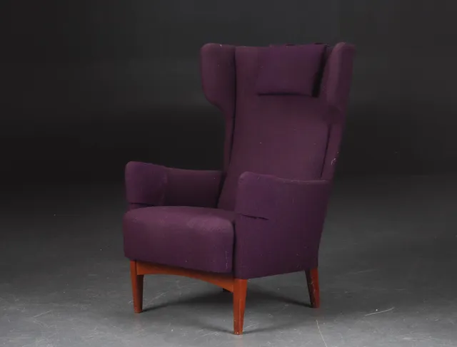 Fritz Hansen, tilskrevet. Øreklapstol, 1940/50'erne