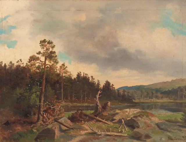 Müller, Morten — Ved et skogstjern
