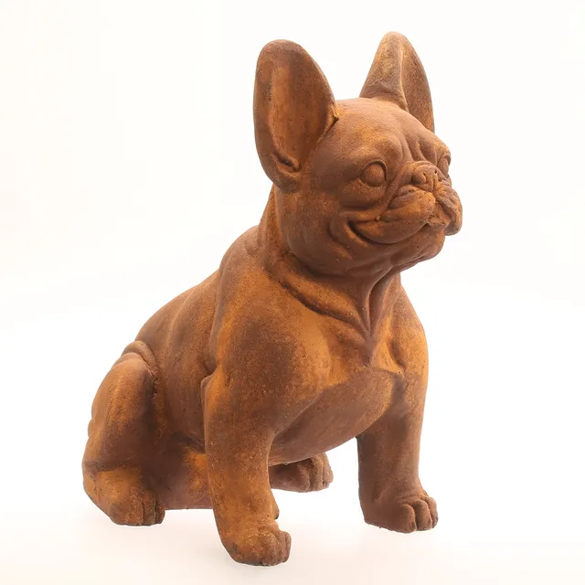 SKULPTUR, bulldog, polystone, samtida.