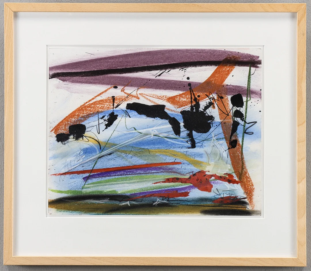 LARS SJÖGREN. Blandteknik, signerad. — Paintings — Karlstad Hammarö Auktionsverk