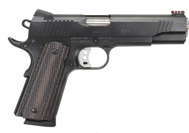 139. PISTOL, amerikansk, Halvautomatisk, fabrikat Remington, modell 1911 R1, kaliber .45ACP, tillv.nr RHN24694A, se-nr nytt.
