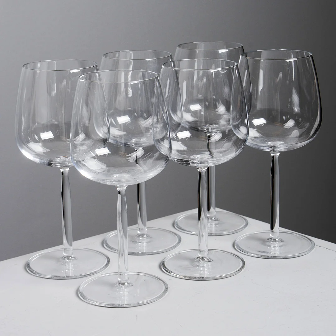 ALFREDO HÄBERLI. Vinglas, 6 st, "Senta", Iittala, Finland. — Tableware — Formstad Auktioner